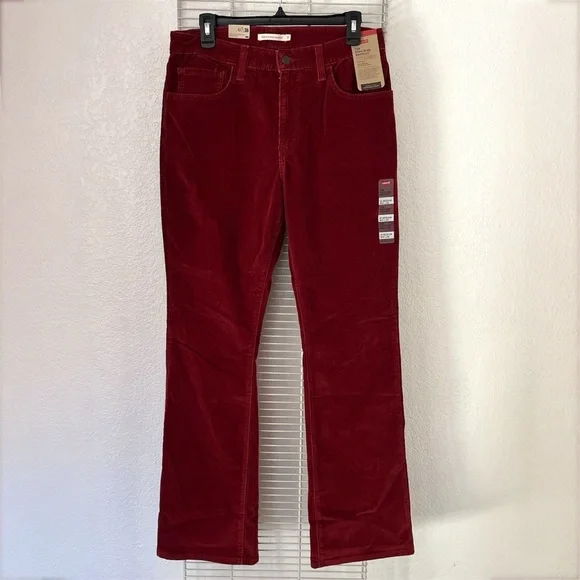 New Levi’s 725 High Rise Bootcut Corduroy Pants - Picture 2 of 10